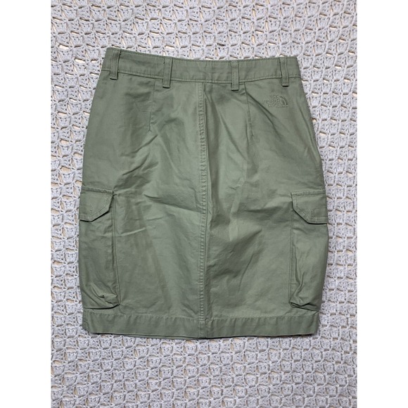 The North Face Cargo Pencil Skirt Womens Size 2 Regular Green 100% Cotton‎ W26 - Picture 4 of 8
